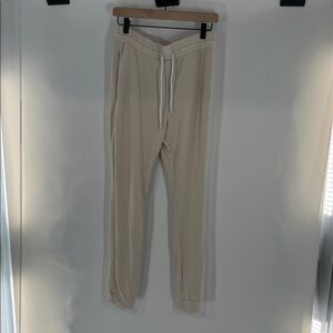 Gymshark Cream Track Pants & Joggers Size L Gently Used